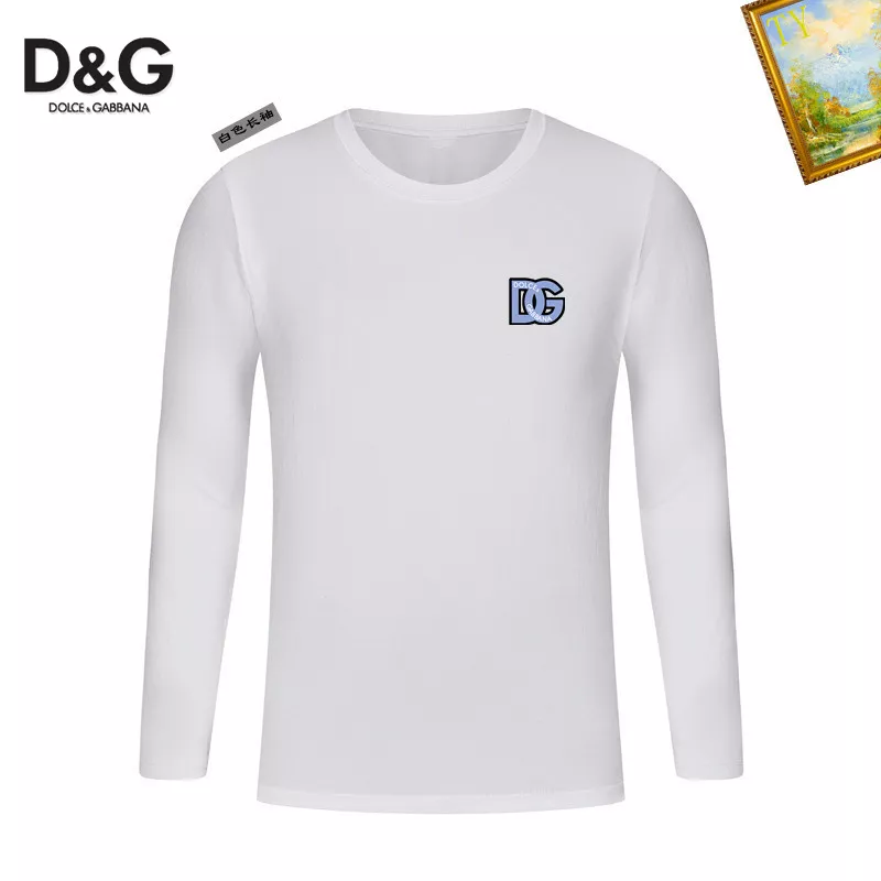 dolce  gabbana dg t-shirt manches longues pour unisexe s_12b1b00